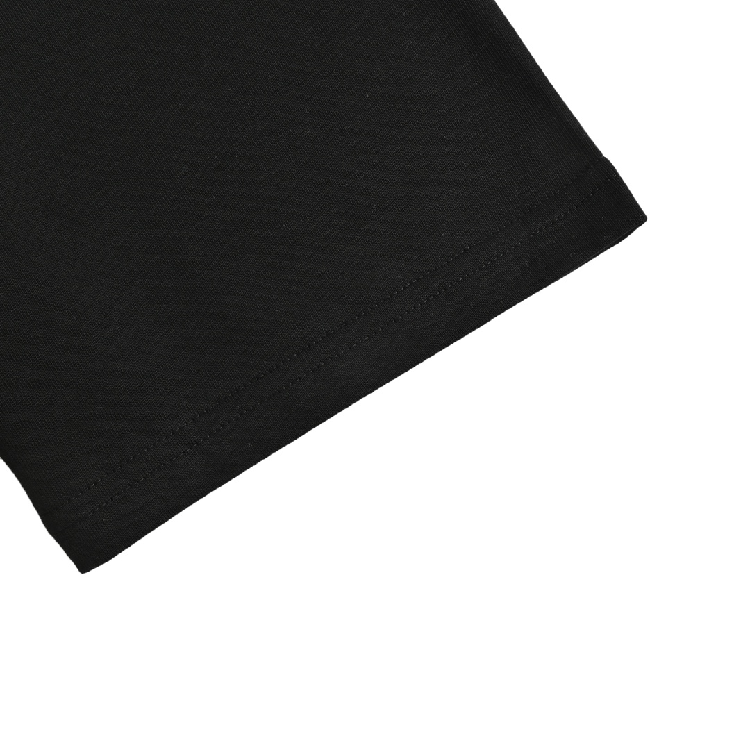 Gucci 24ss flame double G embroidered short sleeve