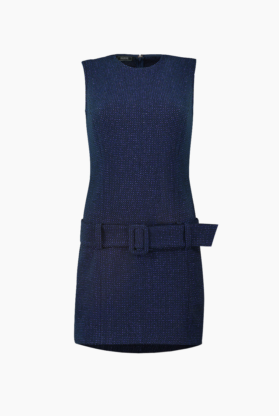 Vestido corto marino sin mangas