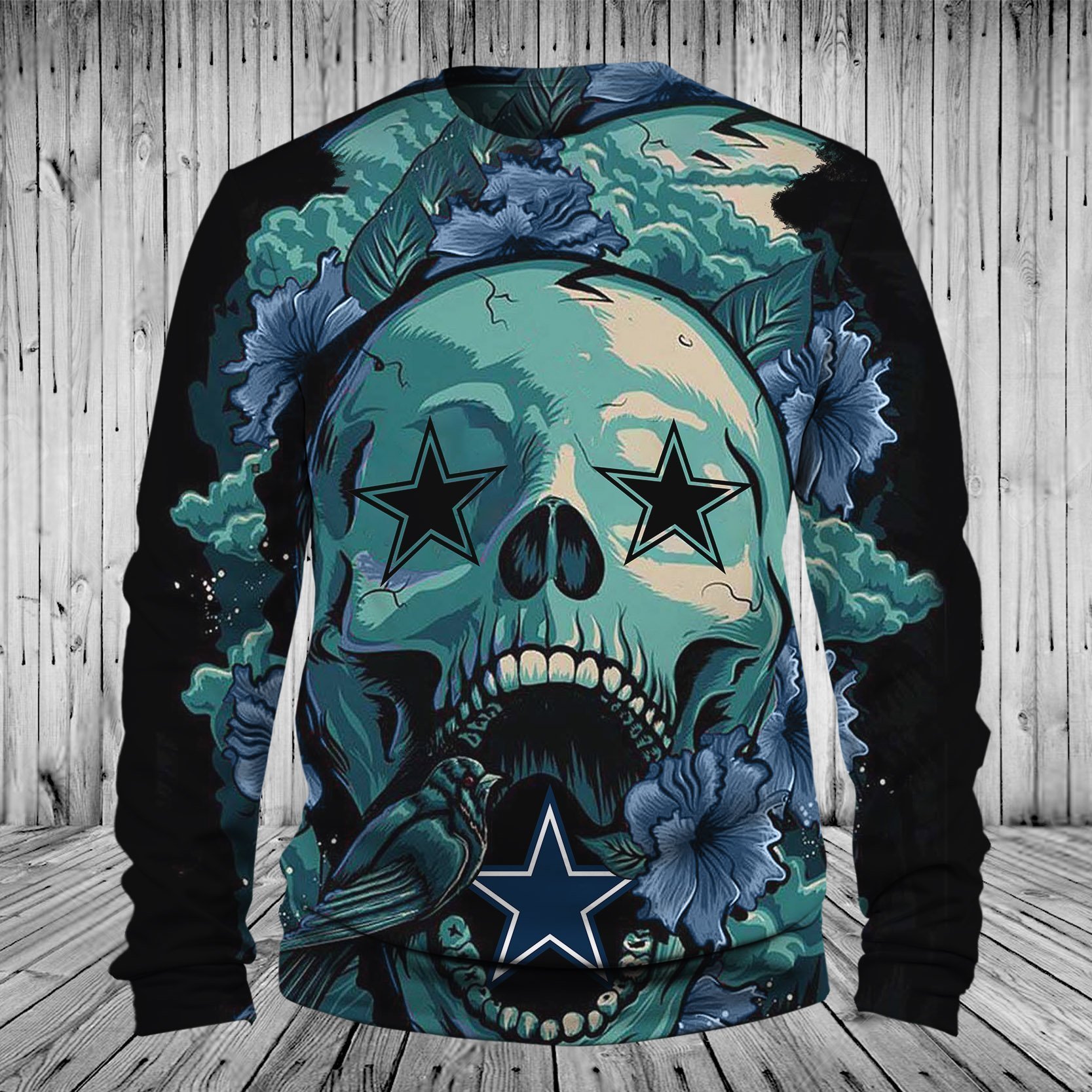 COWBOYS HOODIE 3D FLOWER 20