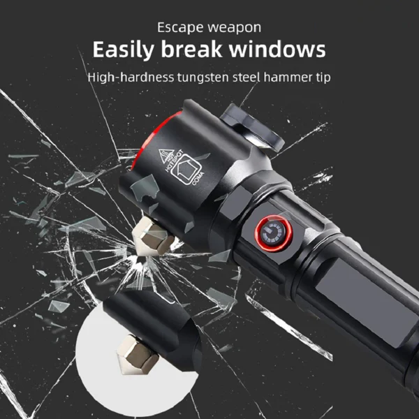 🔥 2024 Hot Selling Multi-Functional Flashlight 🔥 1KM Long Distance Emergency Flashlight