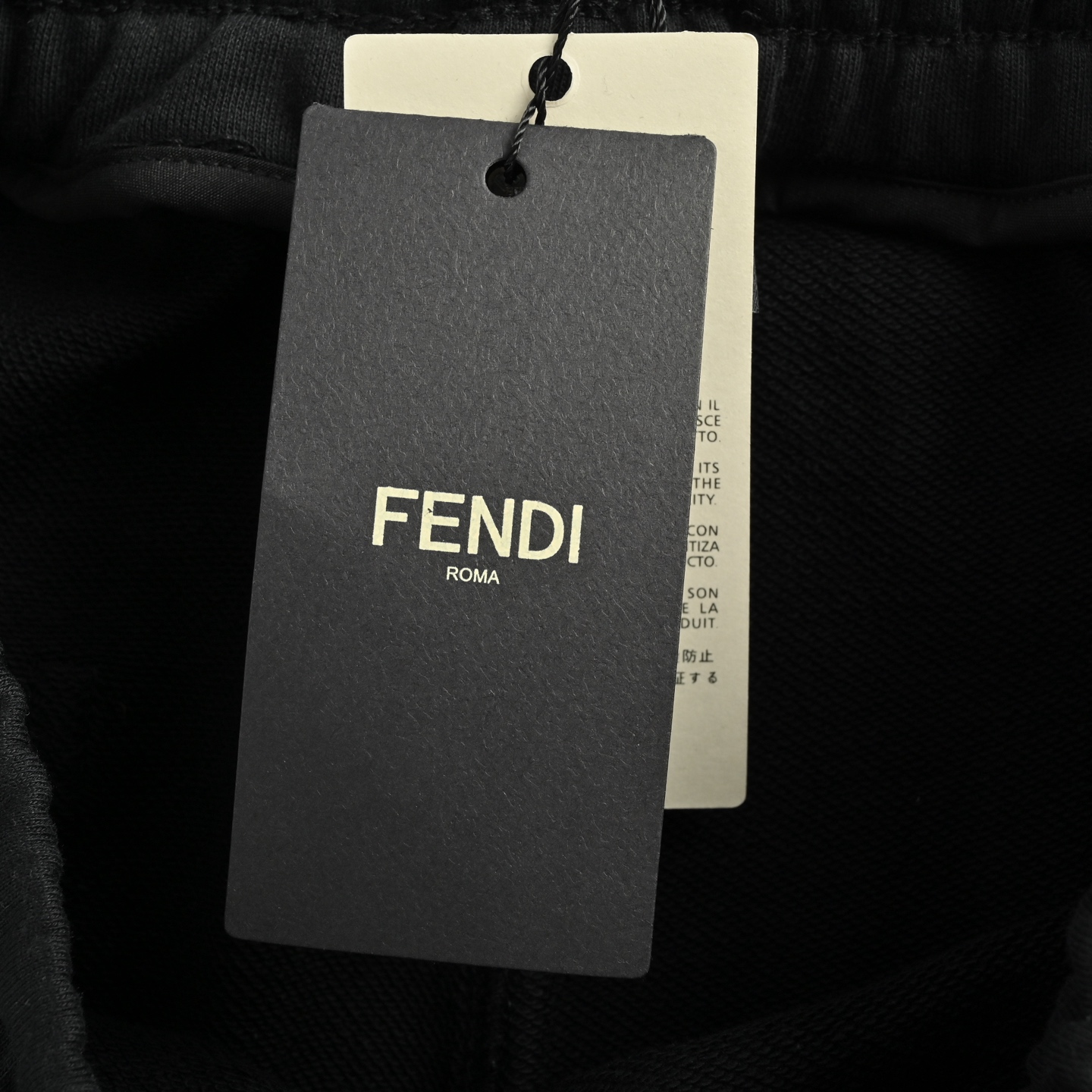Fendi 25ss flocked embroidered monster eyes shorts