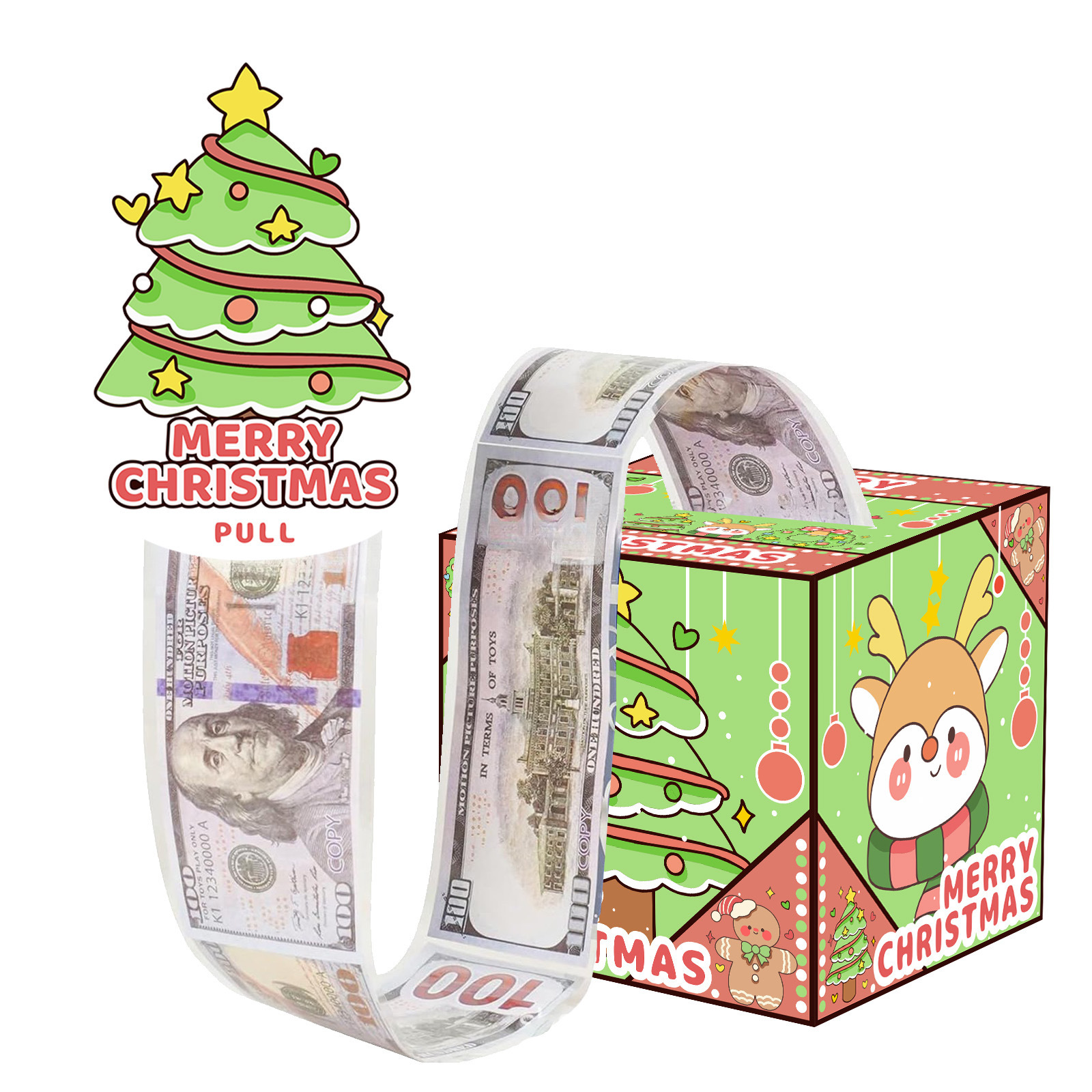 🎄Early Christmas Sale 49% OFF🎄Christmas Money Box for Cash Gift