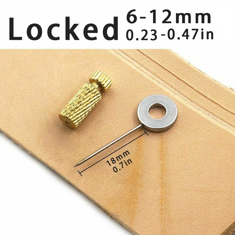 Leather Suture Positioning Needle