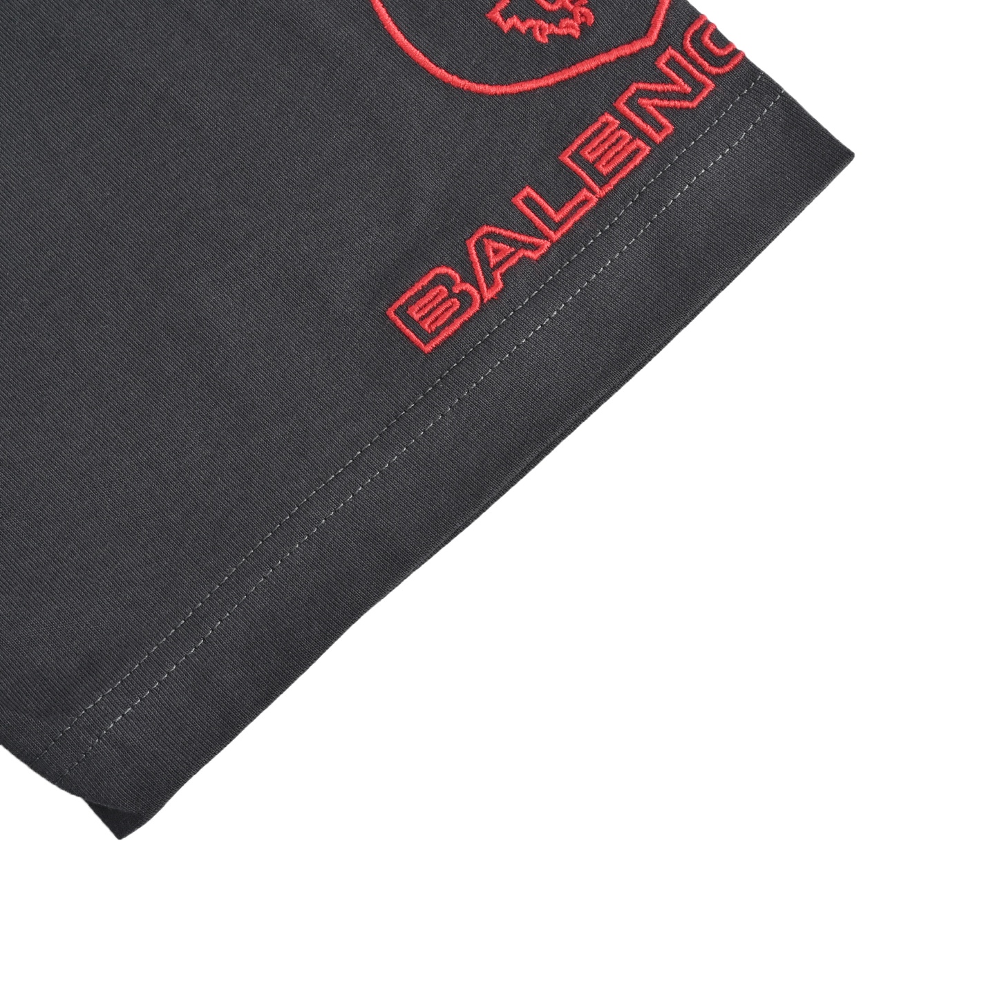 Balenciaga 25ss LION CLUB embroidered logo short sleeve