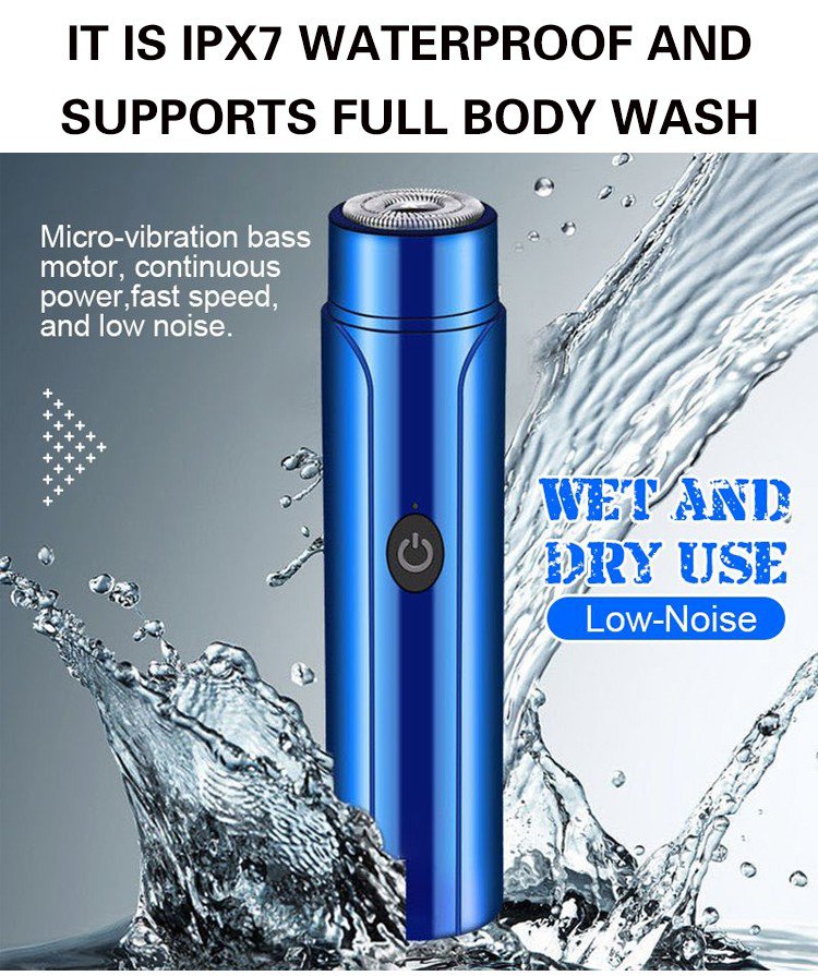 (🔥Last Day Promotion-SAVE 65% OFF)Mini Portable Rechargeable Electric Shaver-BUY 2 GET 10% OFF & FREE SHIPPING