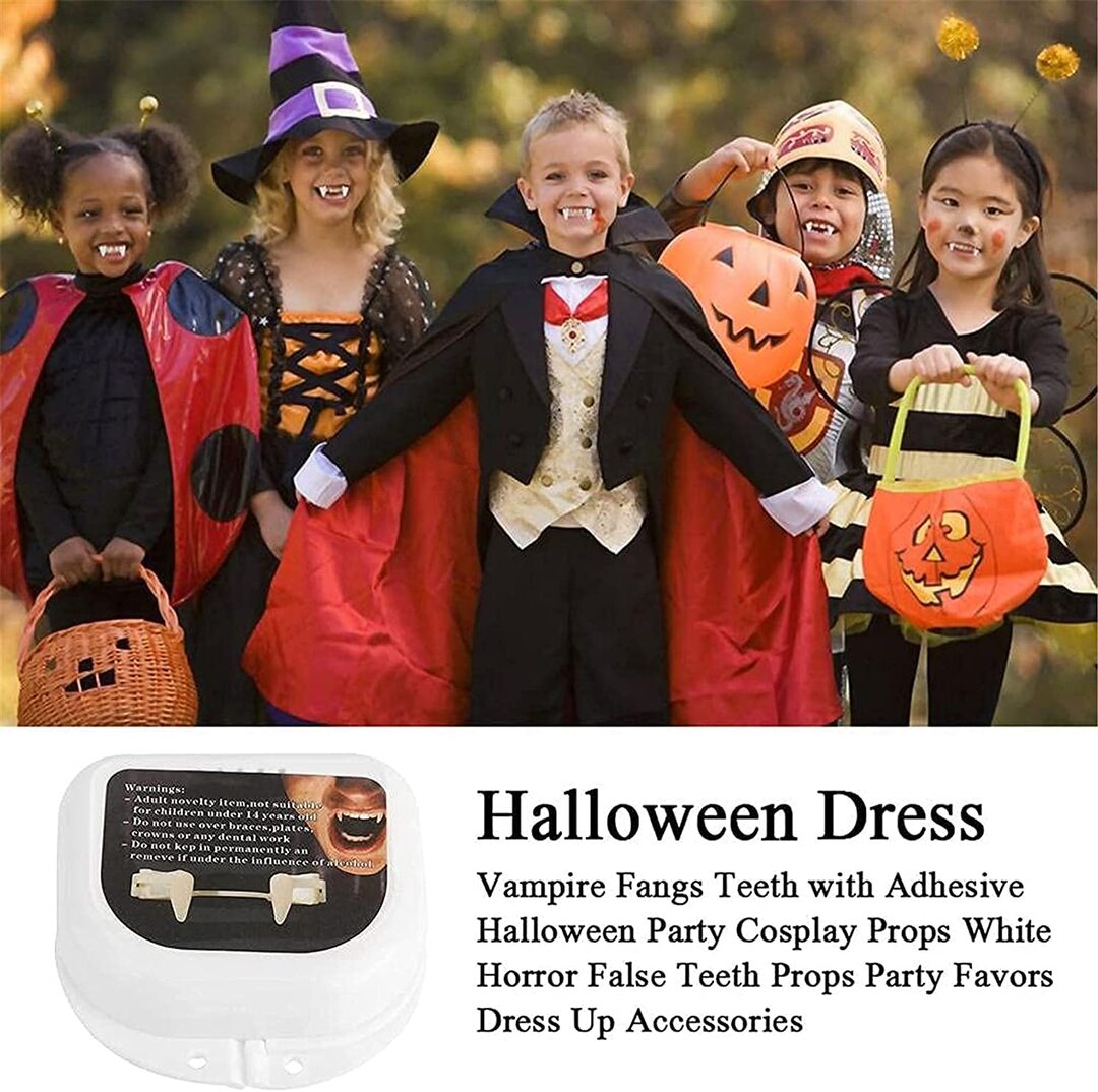 ( 🎃HALLOWEEN PRESALE 48% OFF)  Retractable Vampire Fangs