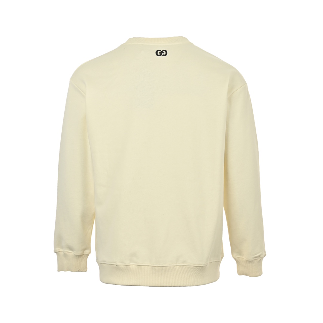 Gucci 24Fw graffiti lettering foam print crew neck sweatshirt