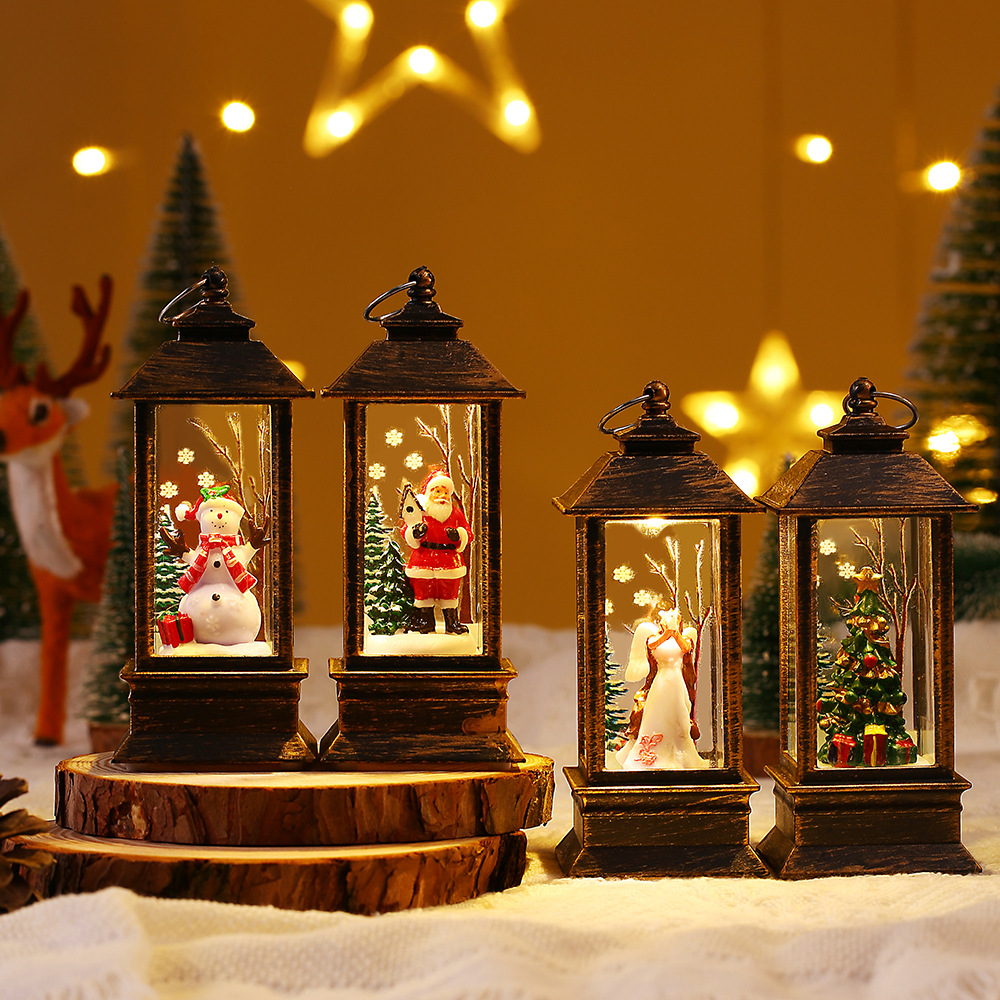 (🌲Early Christmas Sale- SAVE 49% OFF)Snow Globe Christmas Lantern Decorations-BUY 3 GET 10% OFF & FREE SHIPPING