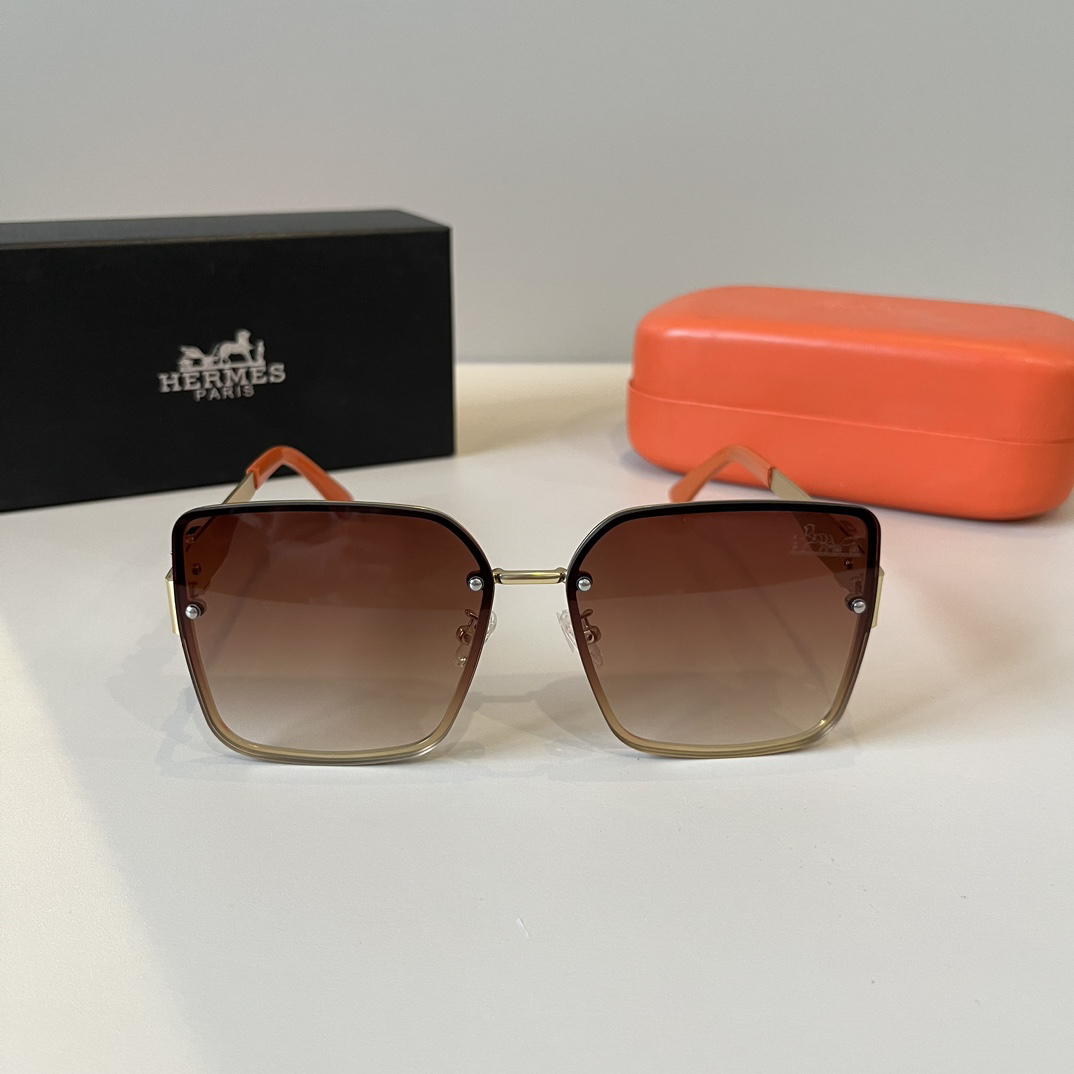 Hermes Square Frame Sunglasses