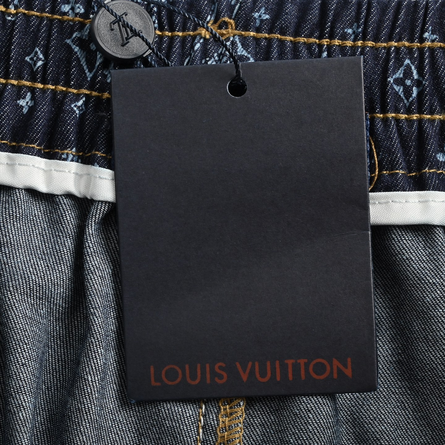 Louis Vuitton 25ss denim shorts with floral print