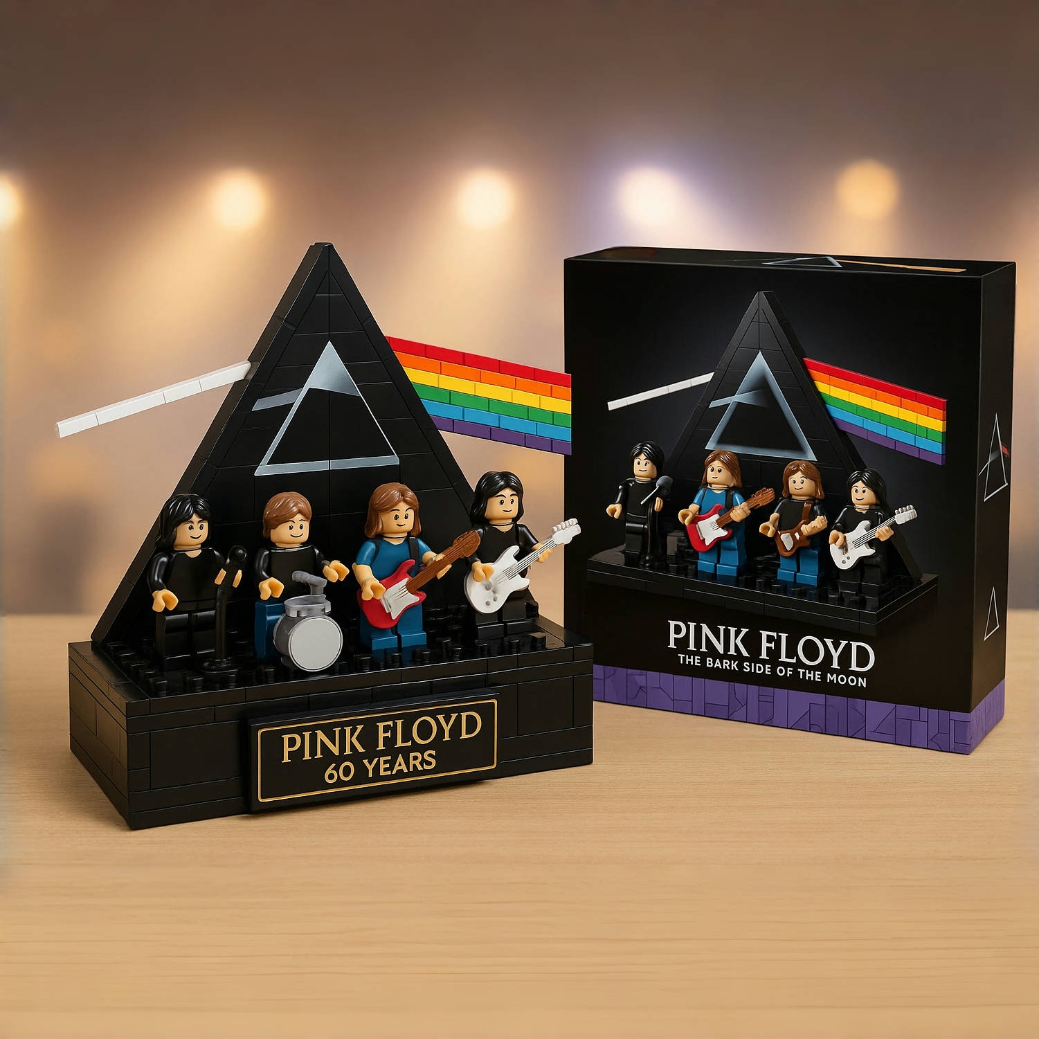 pink floyd 60 years - DSOTM brick set
