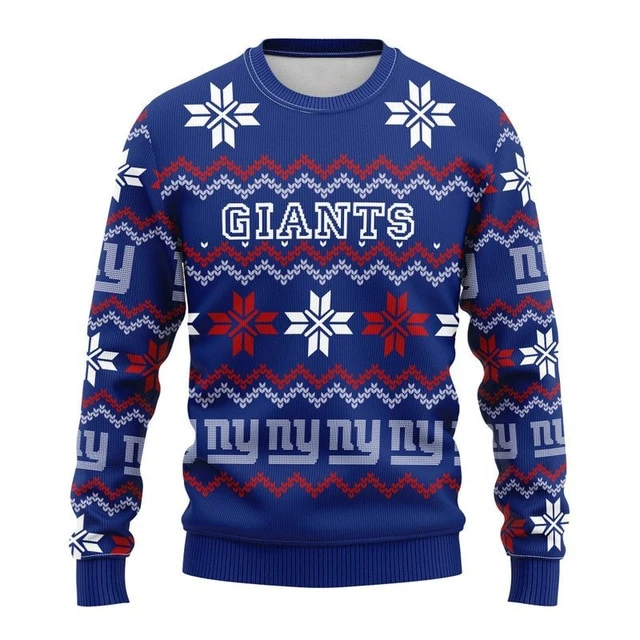 NEW YORK GIANTS 3D CHRISTMAS HOODIE ABC04