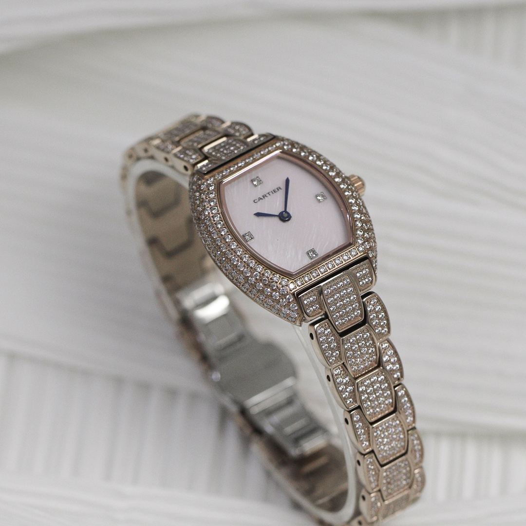 Cartier Gypsophila - Mini lady tonneau watch