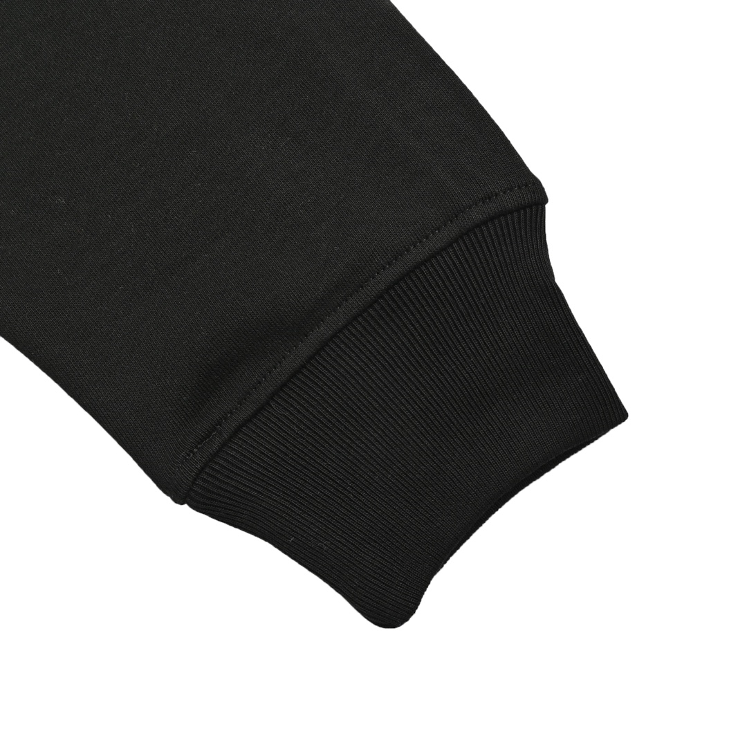 Fendi 24Fw crew neck sweatshirt with zippered chest leather pockets