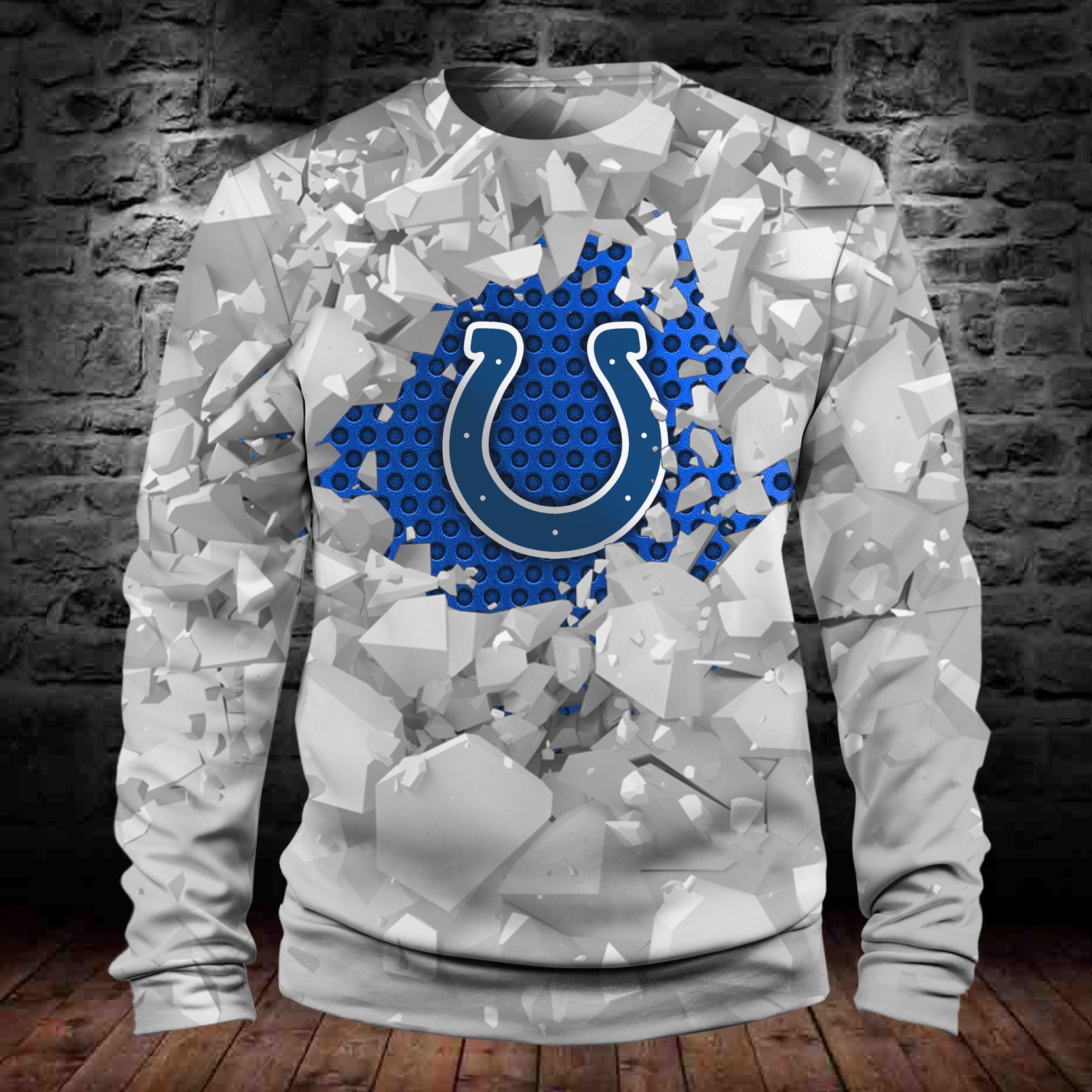 INDIANAPOLIS COLTS 3D HOODIE ICE17