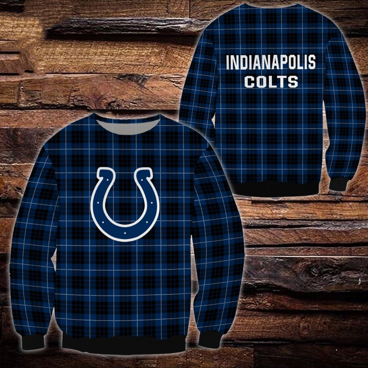 INDIANAPOLIS COLTS 3D HOODIE SKULL102