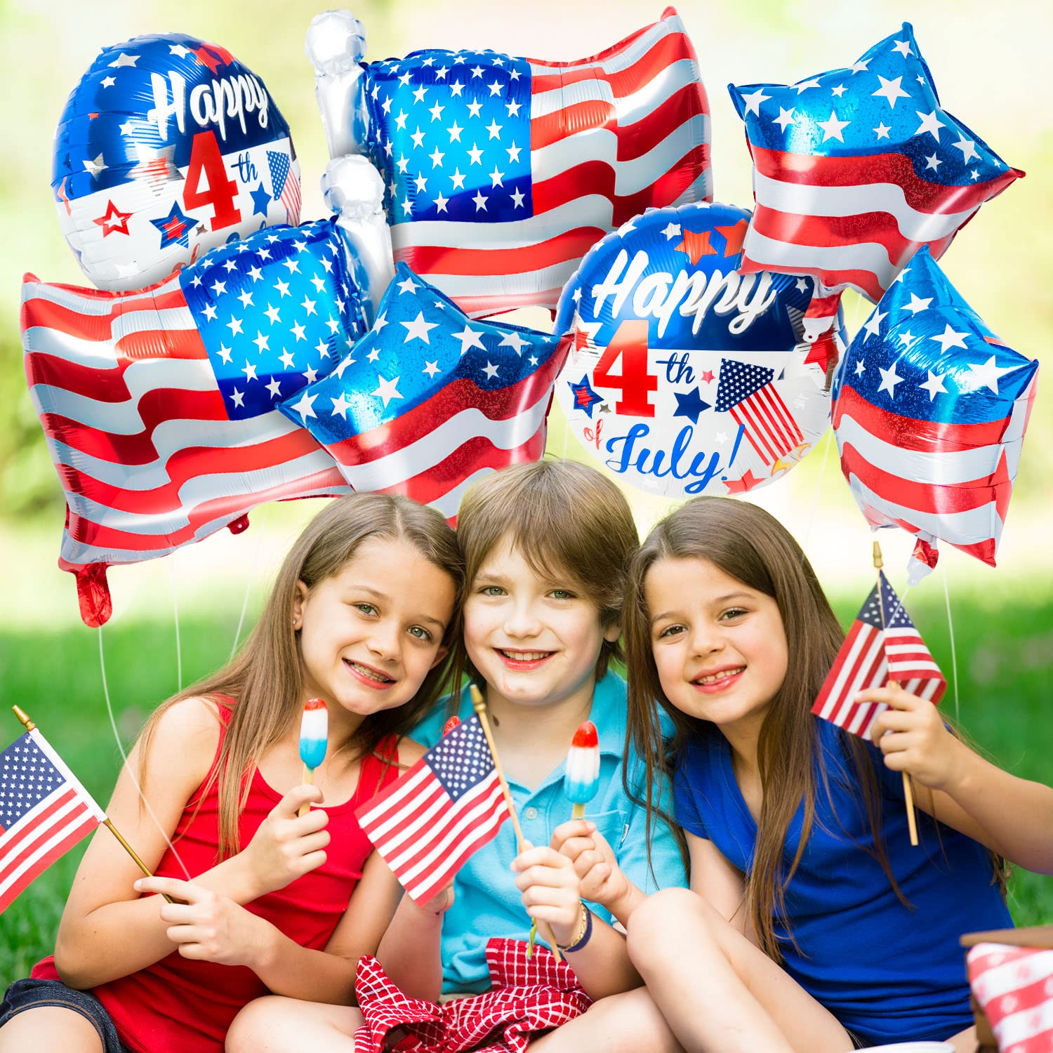 🔥Hot Sale🔥Independence day balloons 4th of July Balloon Party Decorations Supplies