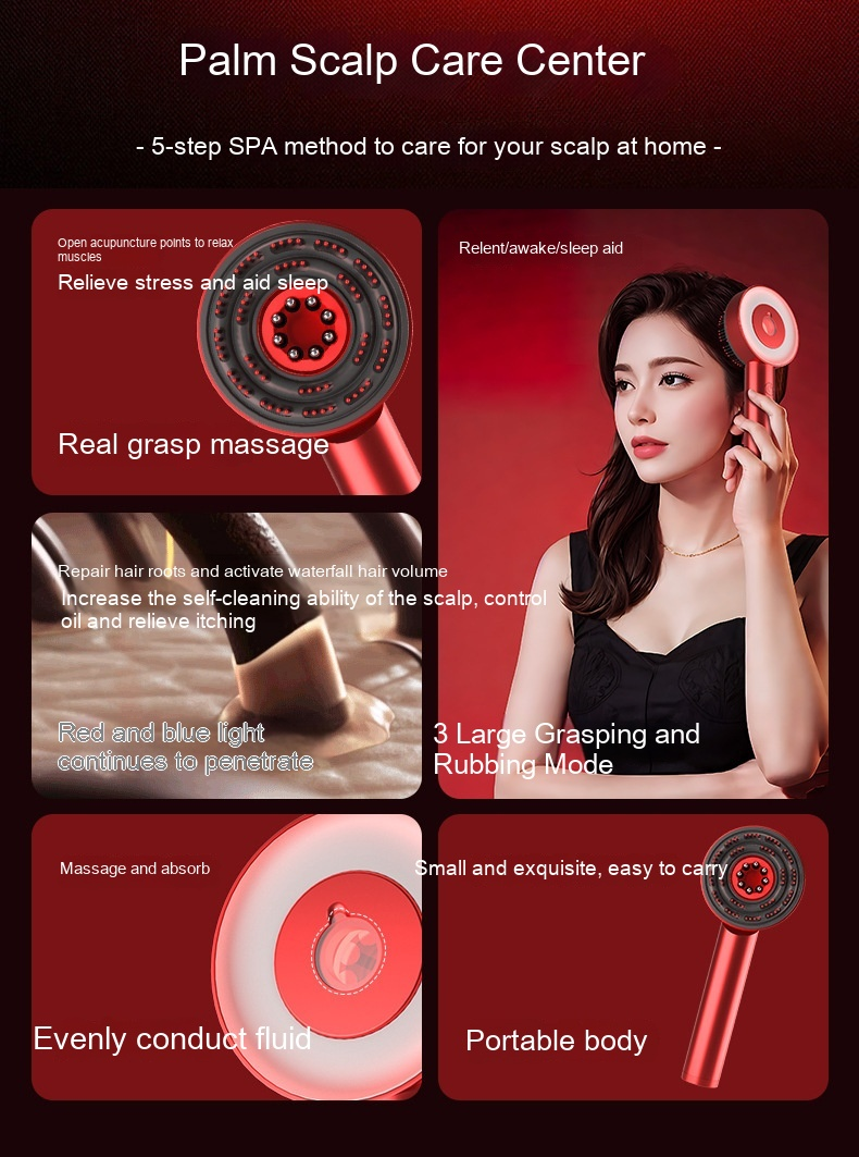 Scalp Massager Infrared Hair Care