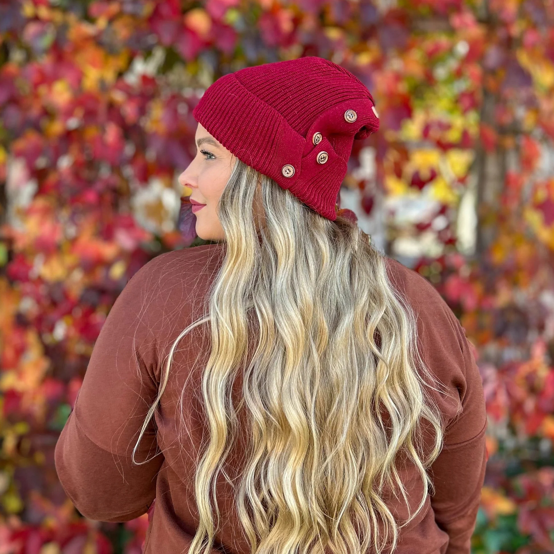 🔥Black Friday Flash Sale - 49% OFF🔥Button Up Beanie🔥BUY 2 FREE SHIPPING