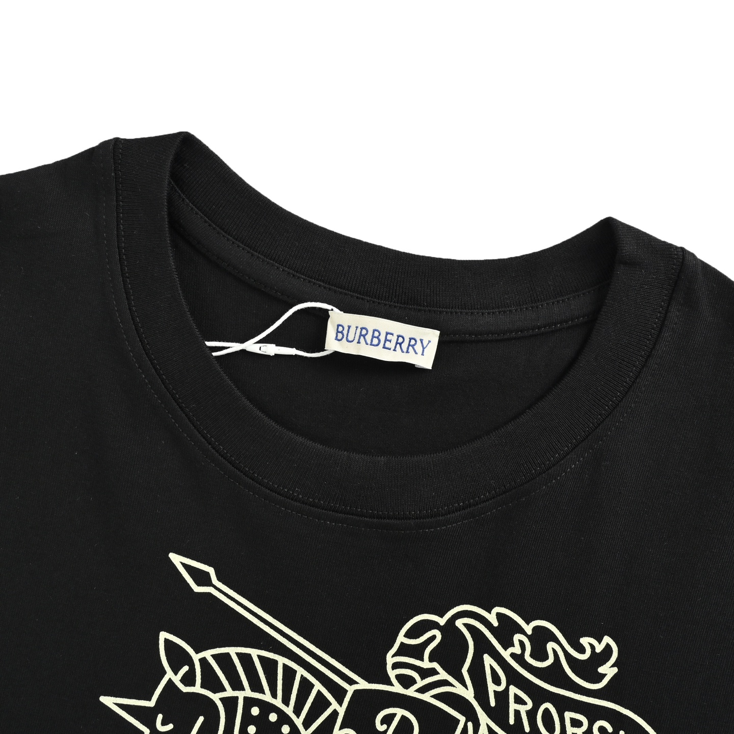 Burberry 25ss line knight horse print short sleeve