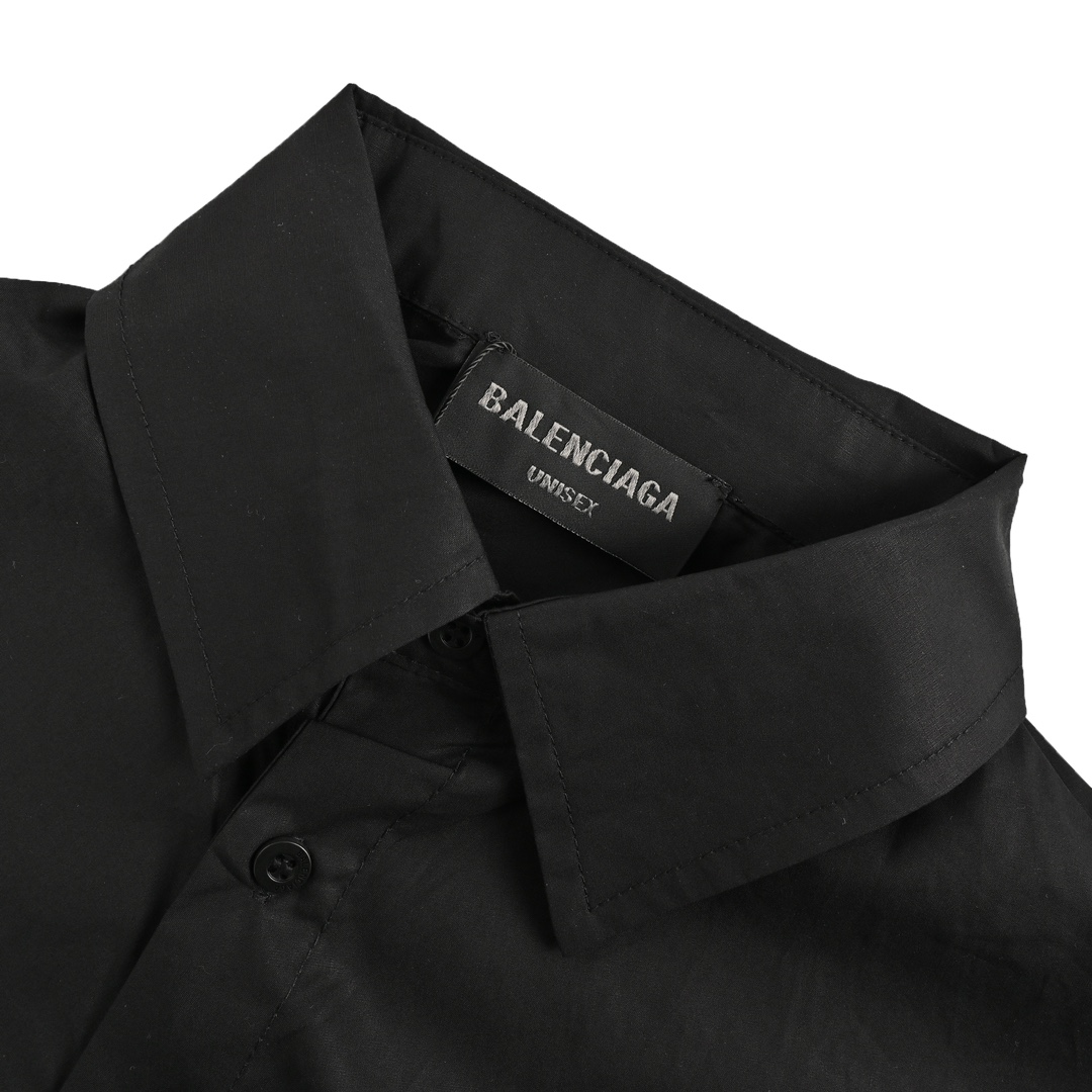 Balenciaga 24Fw hollow flame totem print shirt