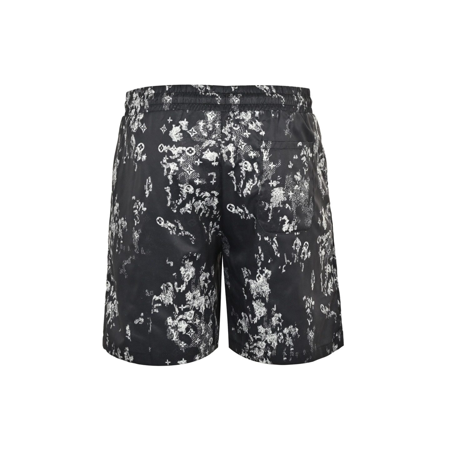 Louis Vuitton 25ss ink-rendered monogram beach shorts