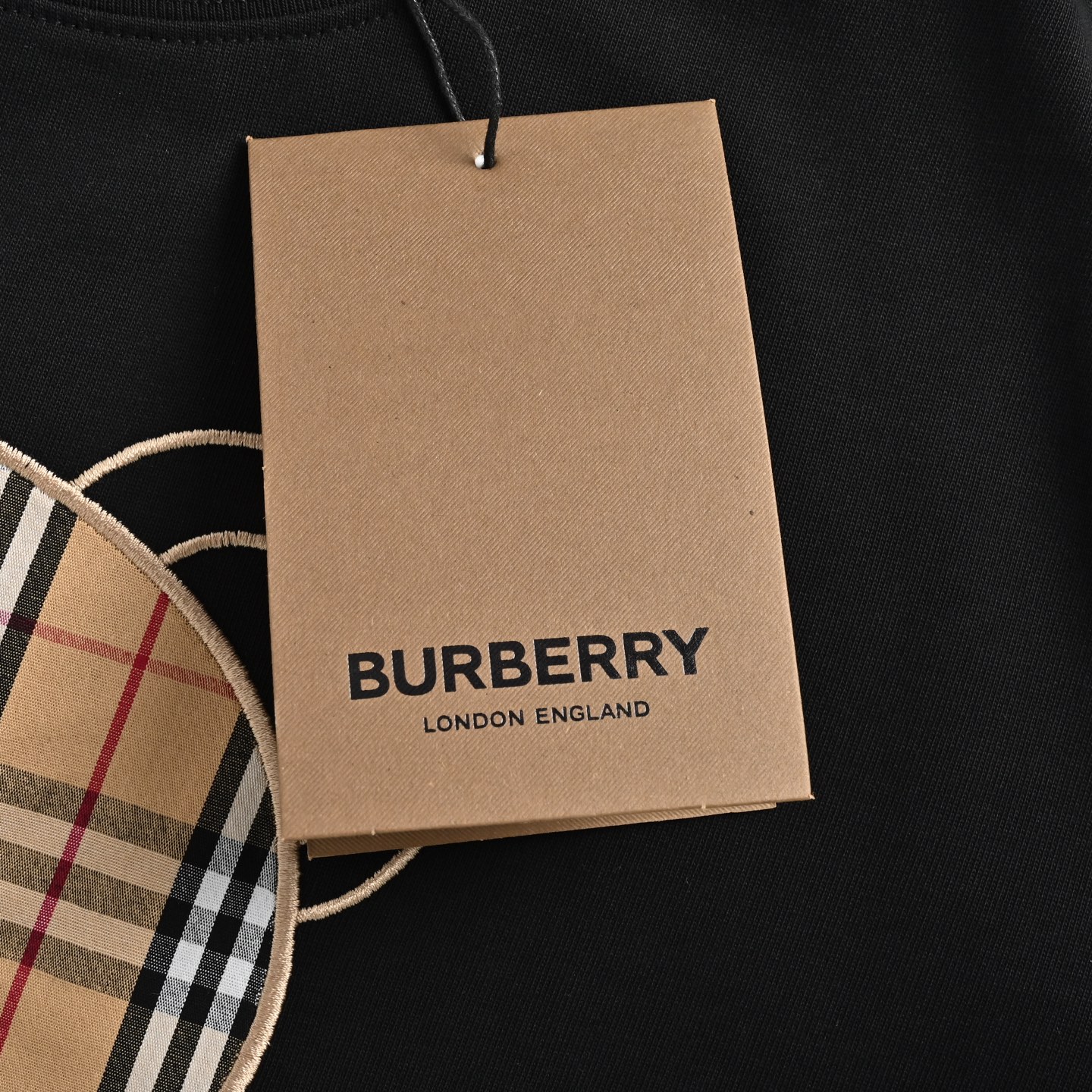 Burberry 25ss embroidered bear short sleeve