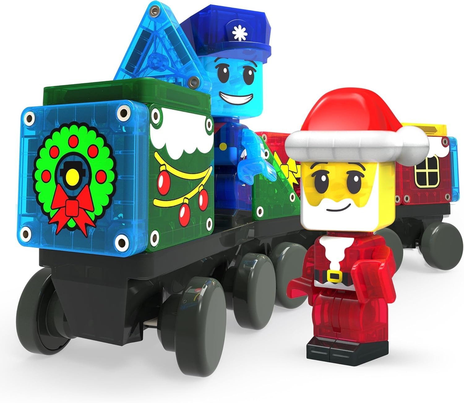 ✨Last Day 50% OFF✨MicroMAGS Advent Calendar 34-Piece Magnetic Construction Set