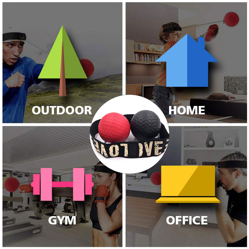 Boxing Reflex Ball Headband