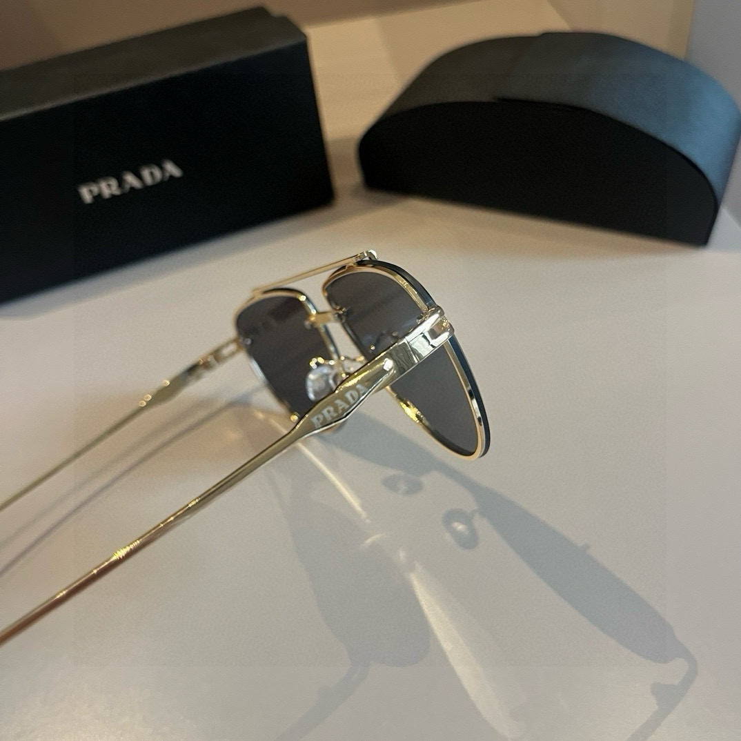 Prada round frame sunglasses