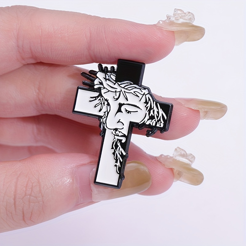 🔥ON SALE🔥Stylish & Funny Jesus Cross Faith Brooch