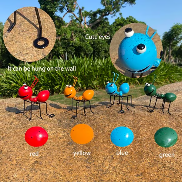 🔥ON SALE - 45% OFF🔥Creative Metal Ants Garden Decor-10*8*10cm(size)