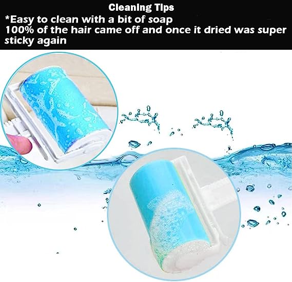 (🔥Last Day 60% OFF)-Washable Sticky Lint Roller Fluff Remover