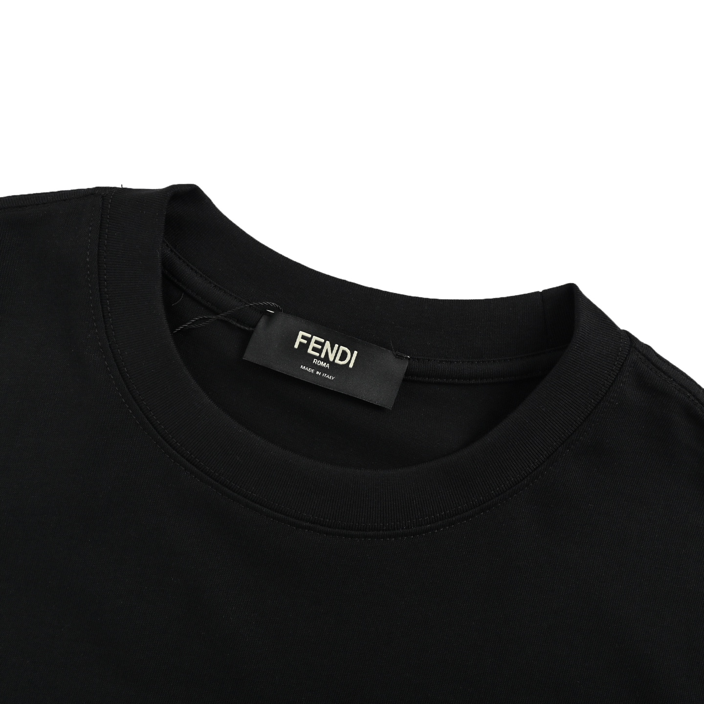 Fendi 25ss FF colorful embroidered short sleeves