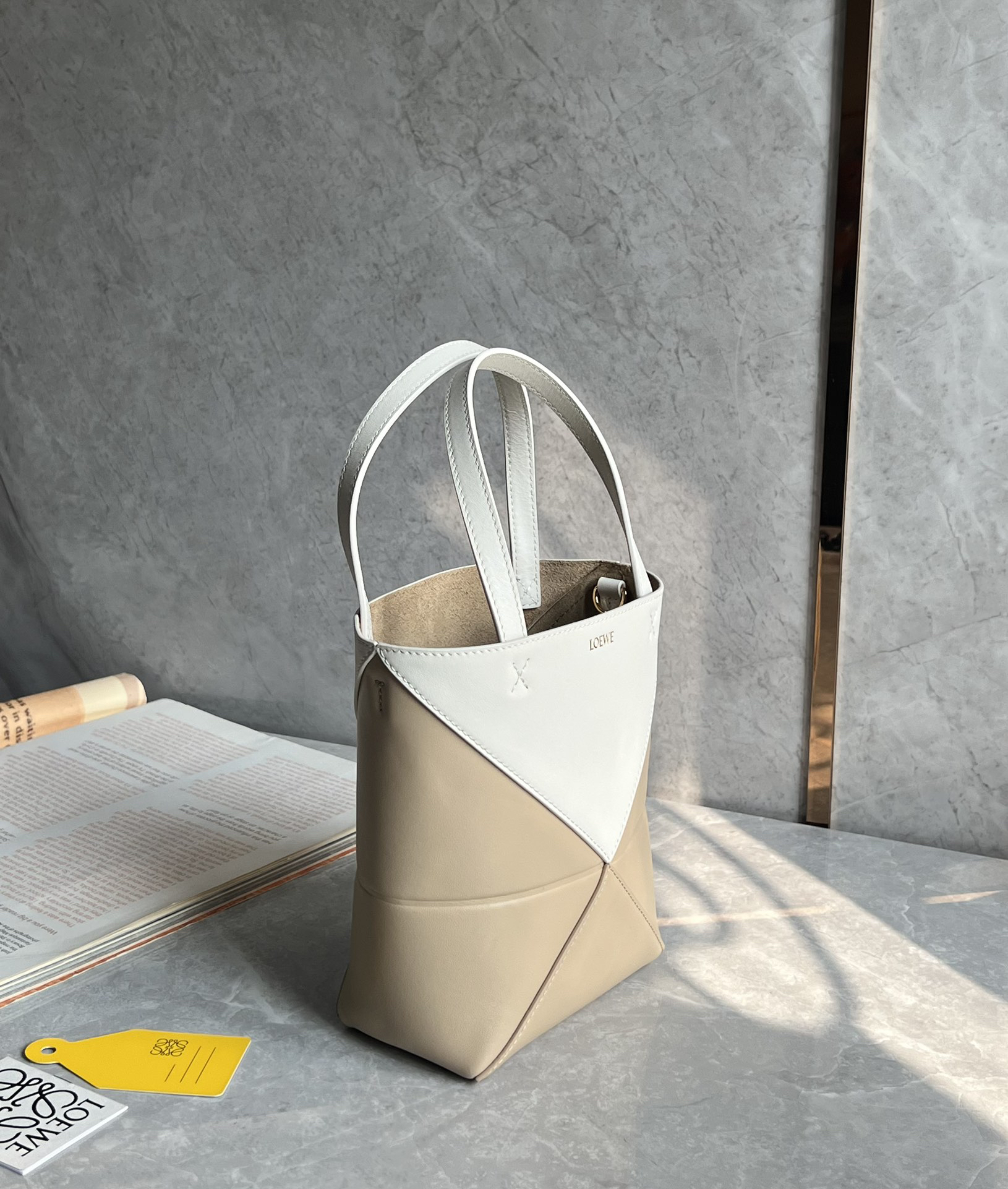Loewe zzle fold series foldable tote bag 0695