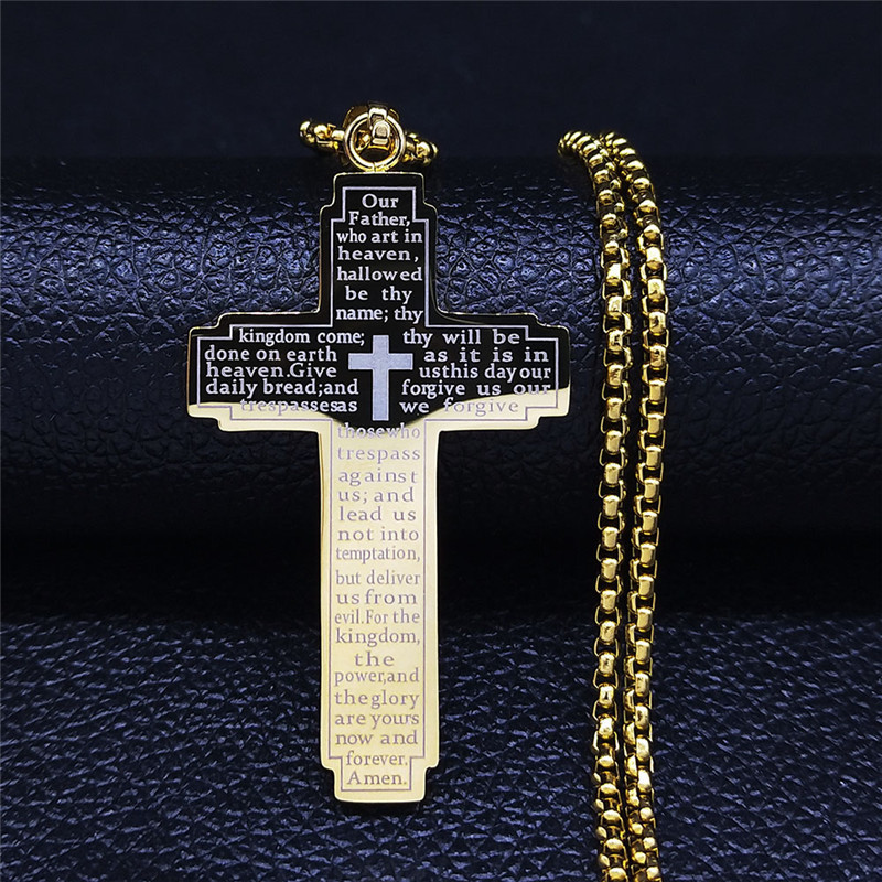 ✝️✝️Christian Bible Cross Pendant Necklace