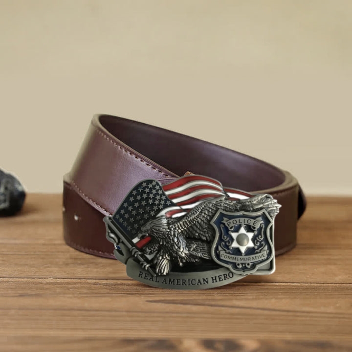 Handmade American Hero Cowhide Leather Belt