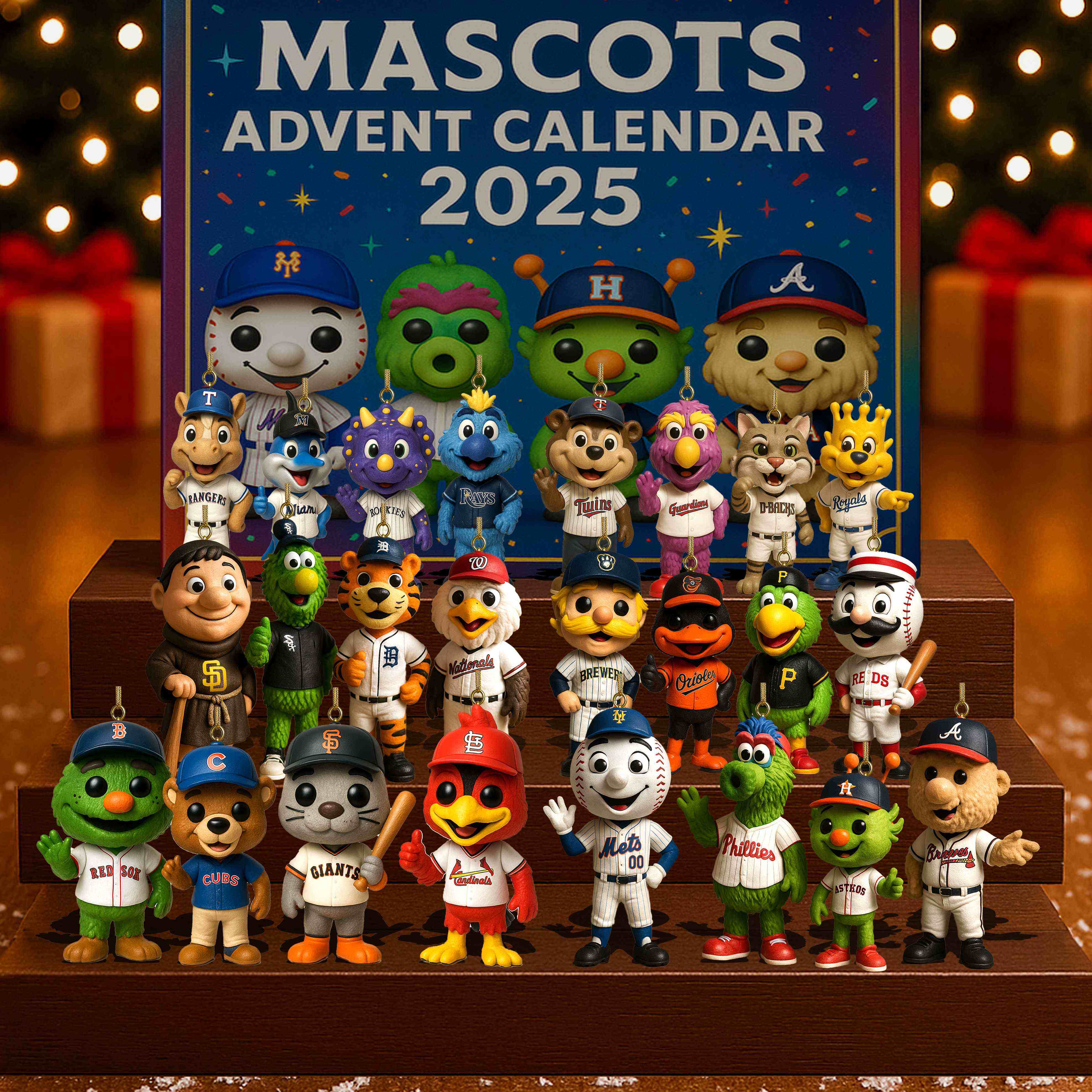 Baseball Mascots Advent Calendar 2025