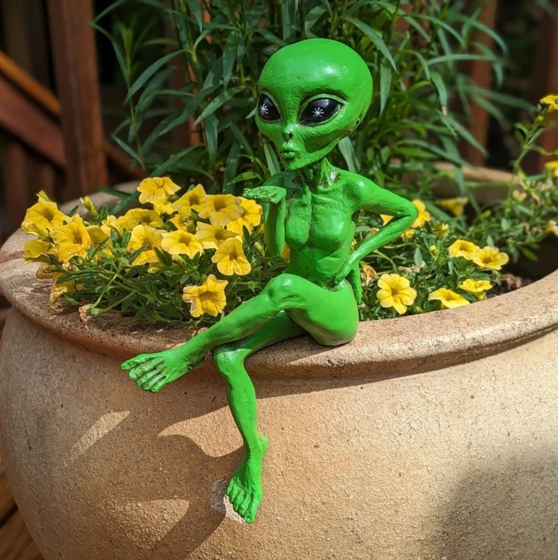 Funny Alien Artwork