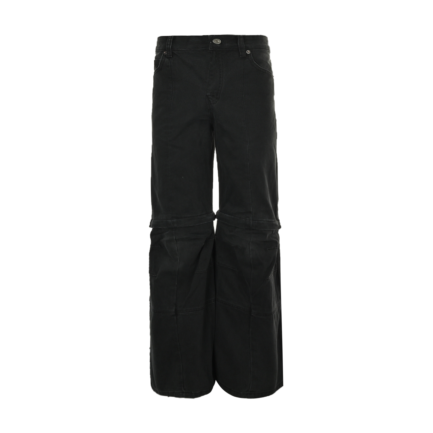 Balenciaga 25ss Flared Cargo Detachable Jeans