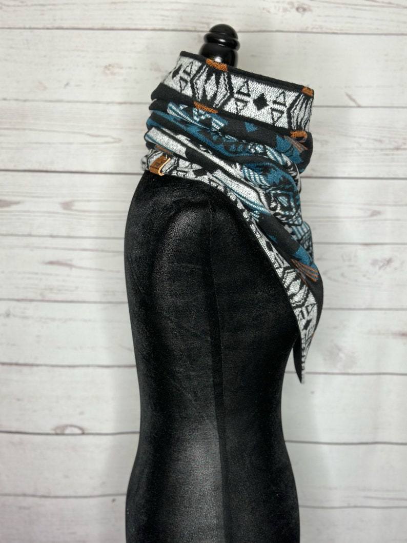 Regal Western Aztec Warm Neck Hood