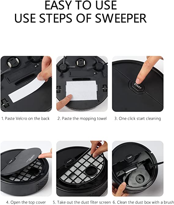 (🔥Father's Day Hot Sale-Save 50%OFF)-2023 New Upgrated 3-in-1 Mini Smart Robot Cleaner-BUY 2 GET 10% OFF & FREE SHIPPING