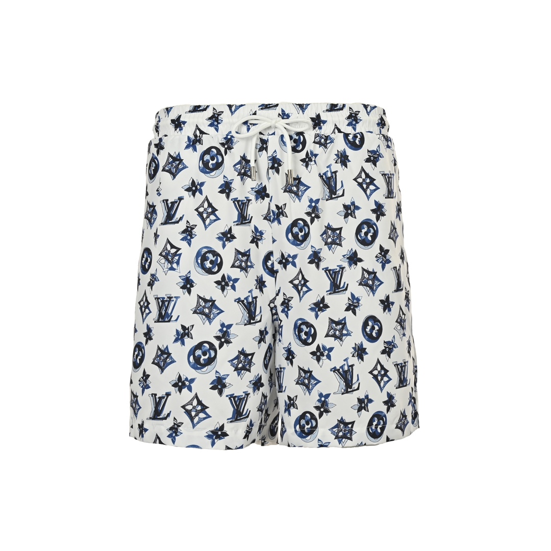 Louis Vuitton 24ss Overlapping Monochrome Beach Shorts