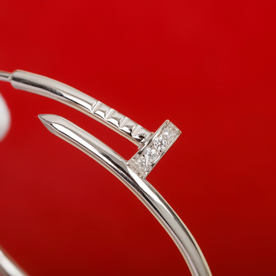 Cartier nail diamond earrings