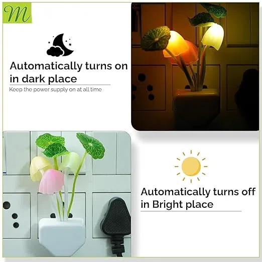 💡🍄Mushroom Color Night Light