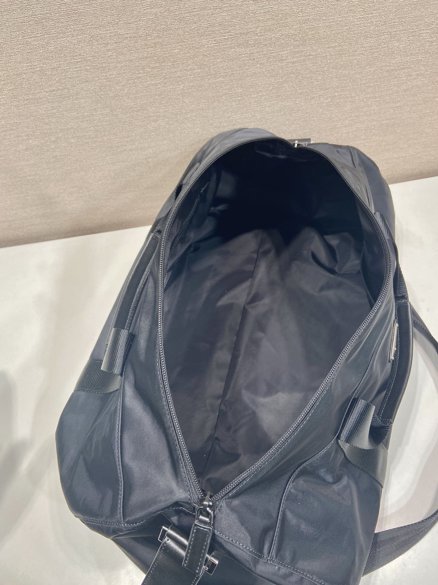 Prada parachute fabric travel bag 2VC015A