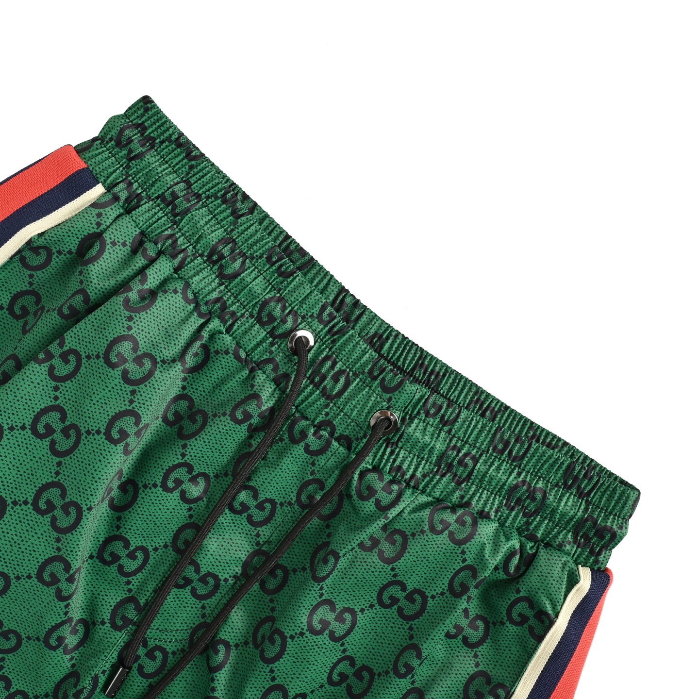 Gucci 25ss side webbing all-over monogram beach shorts