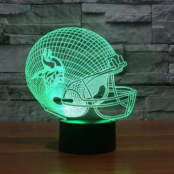 MINNESOTA VIKINGS 3D LAMP PERSONALIZED
