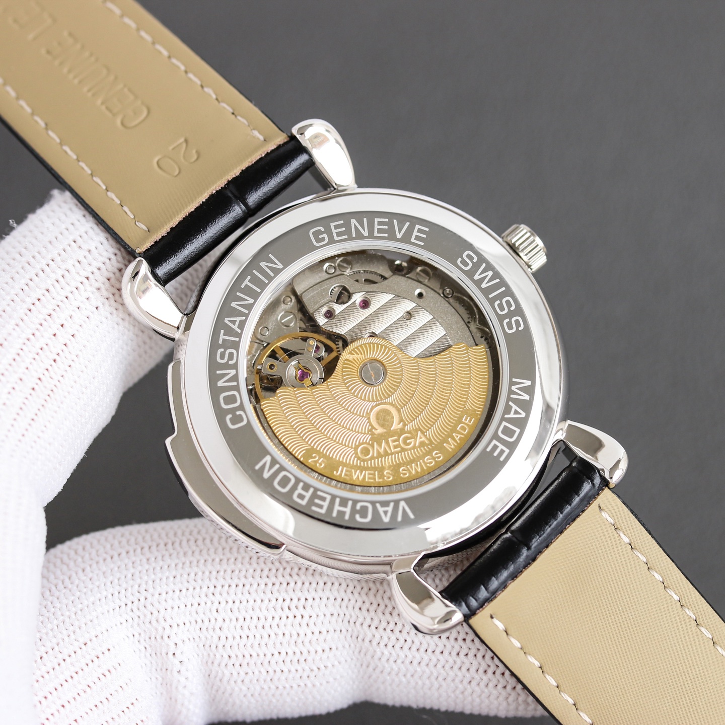Omega Men's Full Diamond Set Watch