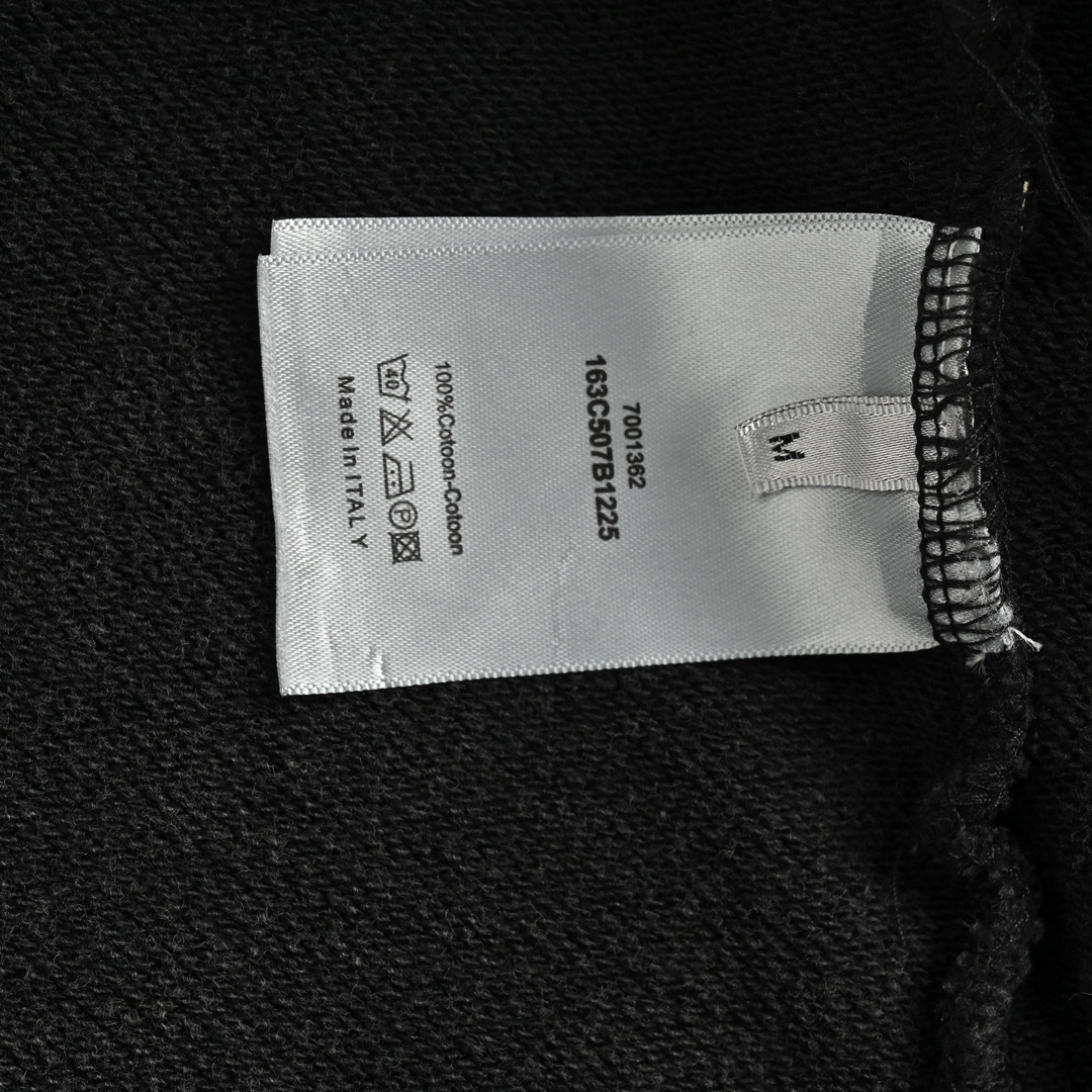 Dior 24Fw embroidered logo washed crewneck sweatshirt